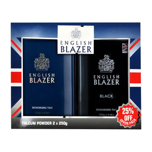 English Blazer Talcum Powder 2 x 250 g