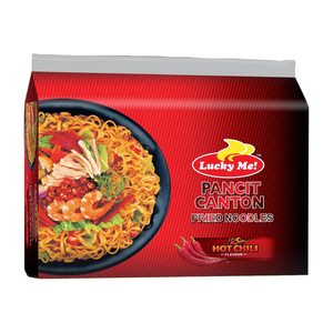 Lucky Me Hot Chili Flavour Instant Pancit Canton 6 x 60 g