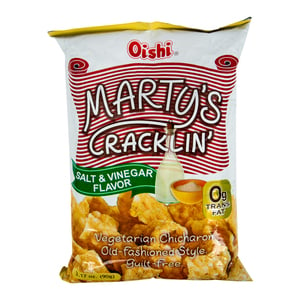 Oishi Marty's Cracklin' Salt & Vinegar Flavor 90 g