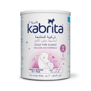 كابريتا تركيبة للمتابعة 2 بحليب الماعز من 6 - 12 شهر 800جم