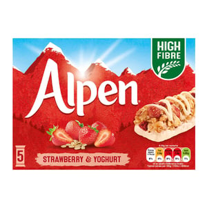 Alpen Strawberry & Yoghurt Cereal Bar 5 x 29 g
