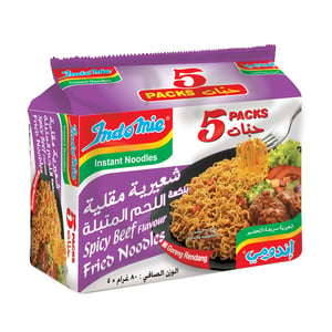Indomie Spicy Beef Flavour Noodles 5 x 80 g