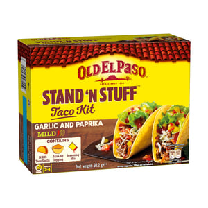 Old El Paso Stand 'N' Stuff Taco Kit Garlic & Paprika Mild 312 g