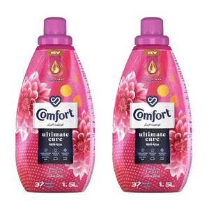 Comfort Ultimate Care Orchid & Musk Concentrated Fabric Conditioner 2 x 1.5 Litres