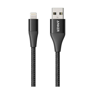 Anker Powerline Ill Lightning Cable, 6 ft, Black, A8813H11