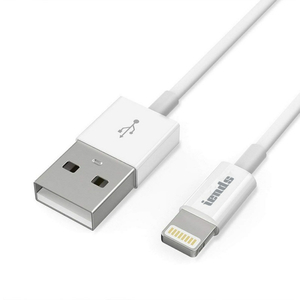 Iends MFI Lightning USB Cable, 1 m, White, IE-CA4957