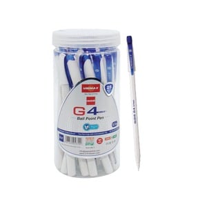 Unimax Ball Pen G4 Blue Jar 25's