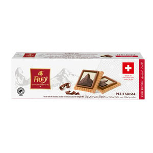 Frey Petit Suisse Swiss Edition Milk Chocolate Biscuit, 125 g