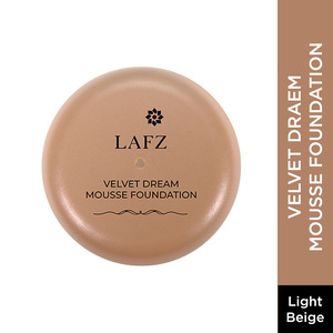 Lafz Velvet Dream Mousse Foundation, 20 g, Light Beige
