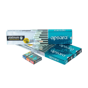 Apsara Platinum HB Pencil 3 Packets + Eraser 3's