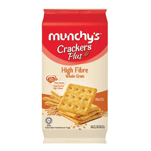 Munchys Crackers Plus High Fibre Whole Grain 300g