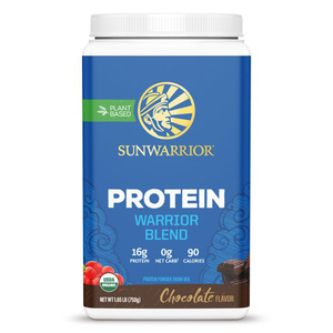 Sunwarrior Chocolate Flavor Protein Warrior Blend Organic, 750 g