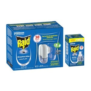 Raid Mosquitoes Killer Holder 21 ml + Refill 21 ml