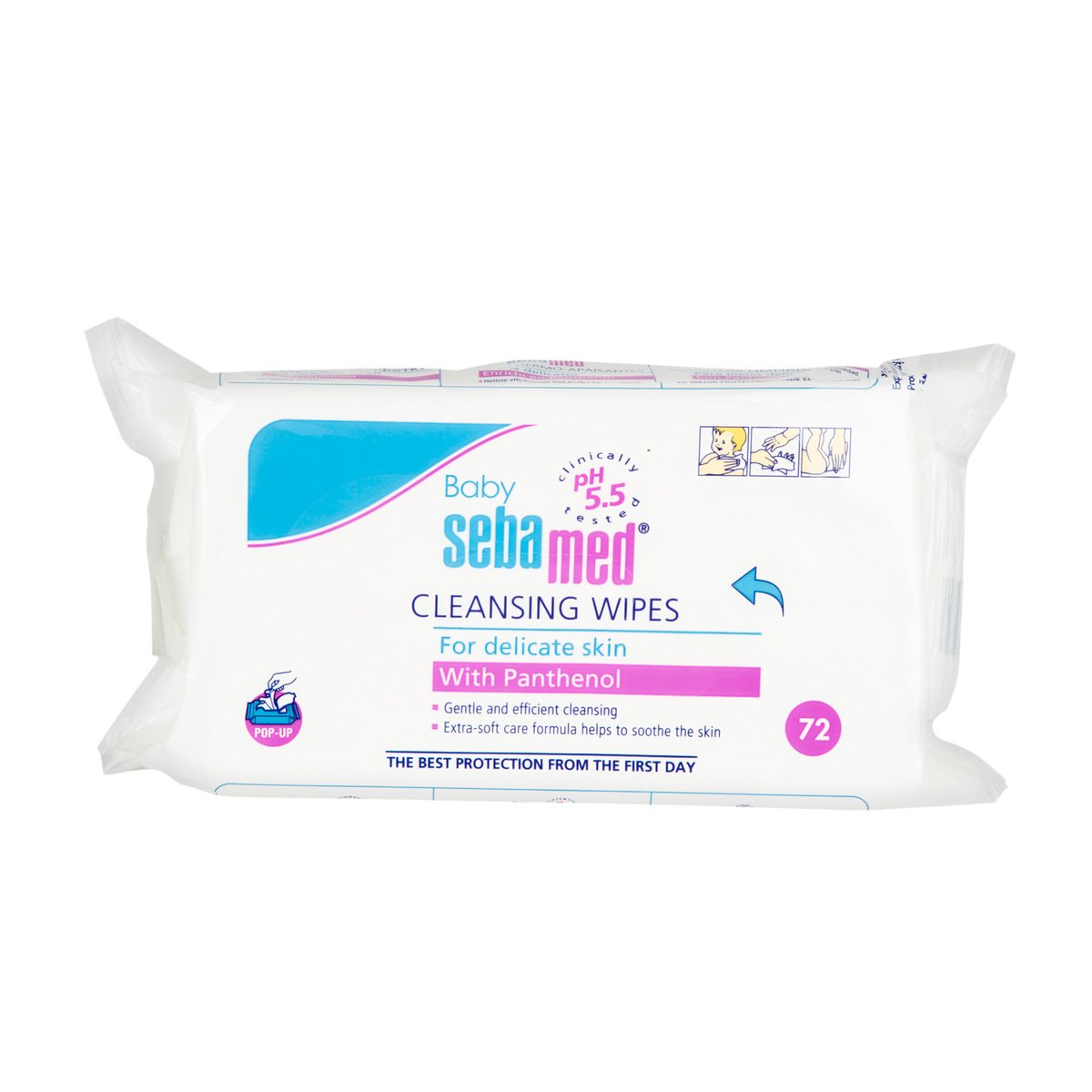 Sebamed Baby Cleansing Wipes Extra Soft Wipes 72pcs