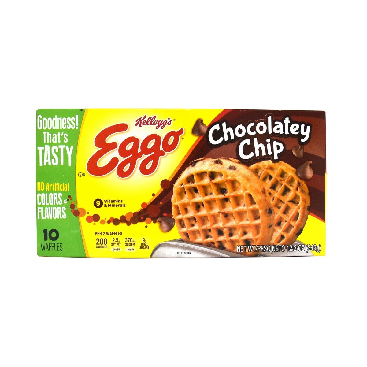 Kellogg's Eggo Chocolatey Chip Waffle 349 g