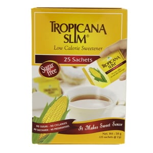 Tropicana Slim Low Calorie Sweetener 25 pcs