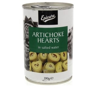 Epicure Artichoke Hearts In Salt Water 390 g