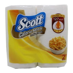 Scott Calorie Light Kitchen Towel 2 x 55sheets