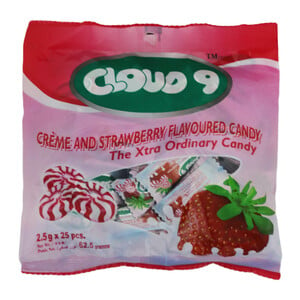 Cloud 9 Crème & Strawberry 25 x 2.5g