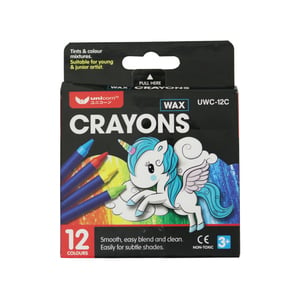 Unicorn Wax Crayon Uwc-12C