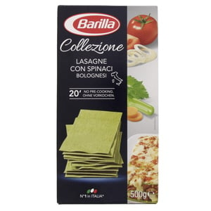 Barilla Collezione Lasagne Semolina Pasta With Spinach 500 g