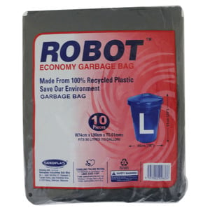 Sekoplas Robot Economy Garbage Bag 74 x 90Cm 10pcs