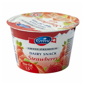 Emi Swiss Premium Yogurt Strawberry 1.5% Fat 100 g
