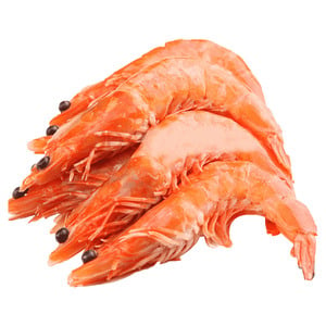 Cooked Shrimps With Shell 500 g