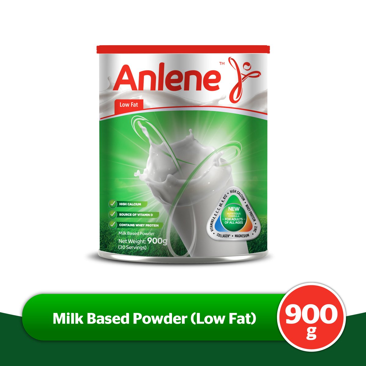 Anlene High Calcium Low Fat Milk Powder 900 g