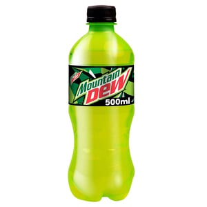 Mountain Dew Carbonated Soft Drink Plastic Bottle 500 ml