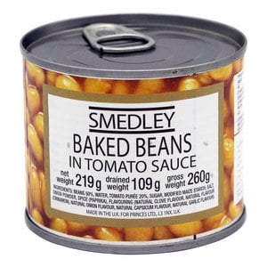 Smedley Baked Beans In Tomato Sauce 219g