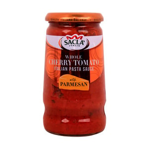 ساكلا الطماطم الكرزية الكاملة وصلصة بارميزان المعكرونة ٣٥٠ جرام