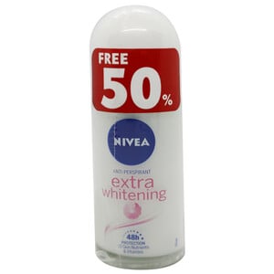 Nivea Female Deodorant Extra White Pore Minimizer 50ml FOC 25ml