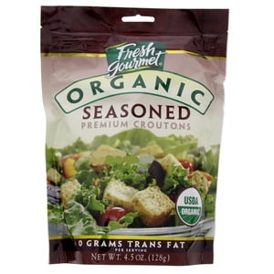 Fresh Gourmet Organic Seasoned Premium Croutons 128 g