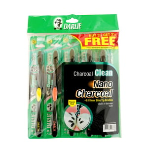 Darlie Tooth Brush Charcoal Clean Buy3 Get1 5pcs