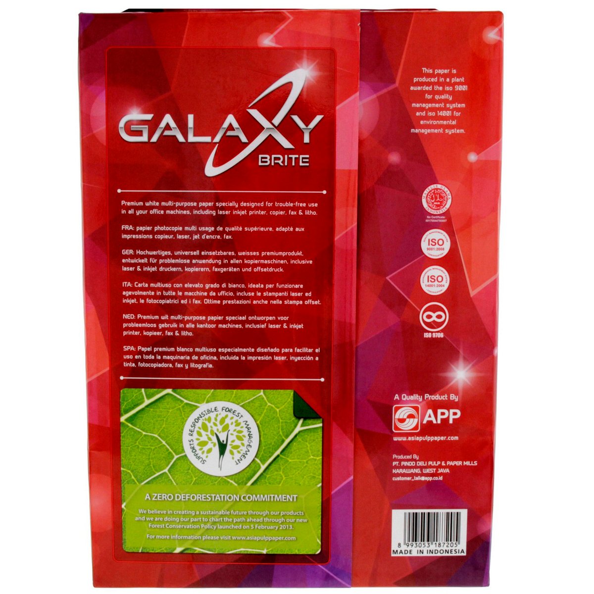 Galaxy Multi-Purpose Paper White A4 500 Sheet