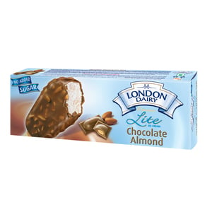 London Dairy Lite Chocolate Almond Ice Cream Stick 110 ml