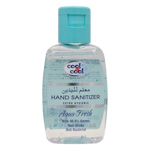 Cool & Cool Hand Sanitizer Extra Hygienic Aqua Fresh 60 ml