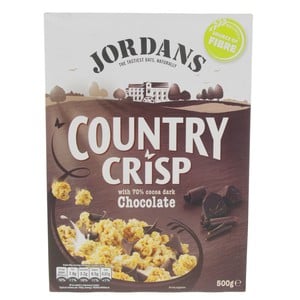 Jordans Country Crisp With Cocoa Chocolate 500 g