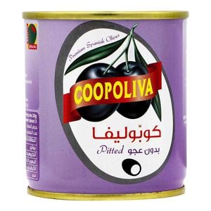 Coopoliva Pitted Black Olives 200g