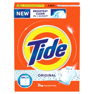 Tide Powder Laundry Detergent Original Scent 3kg