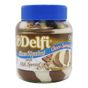 Delfi Spread Choco Hazelnut & Milk 350g