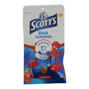 Scotts DHA Gummies Strawberry 15pcs
