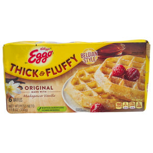 Kellogg's Eggo Thick And Fluffy Original Waffles 330 g