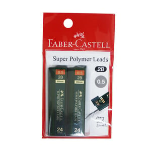Faber Castell Super Polymer Lead 0.5 2Pcs