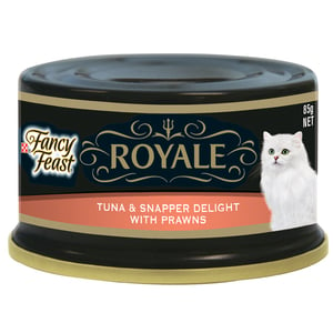 Purina Fancy Feast Royale Wet Cat Food Tuna & Snapper Delight With Prawn 85 g