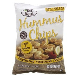 Eat Real Hummus Chips Chilli And Lemon Flavour 135 g