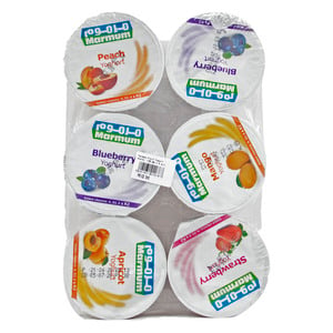 Marmum Fruit Yoghurt Assorted 6 x 125 g