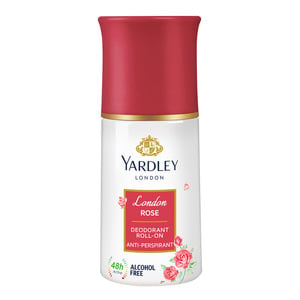 Yardley London Rose Anti-Perspirant Roll On 50 ml