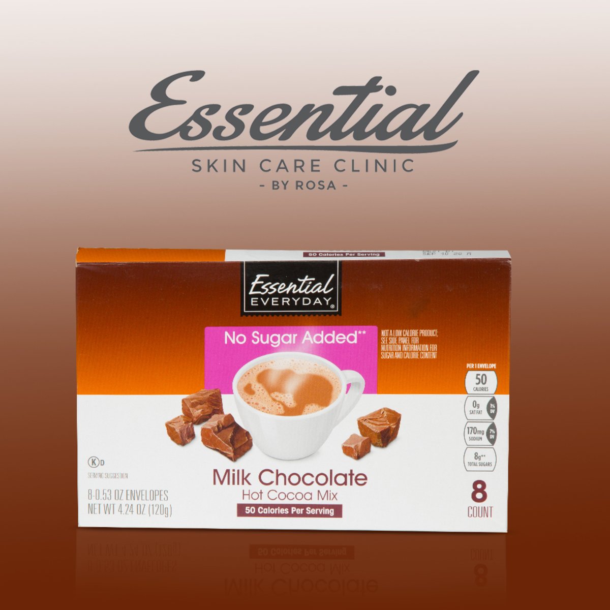 Essential Everyday Milk Chocolate Flavoured Hot Cocoa Mix 128 g